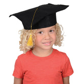 Black Graduation Caps - 12 Count